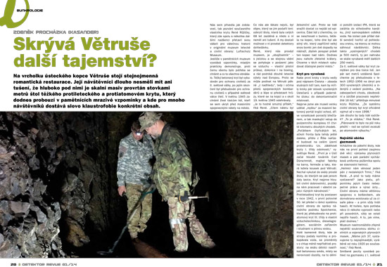 Ukázka z Detektor revue 1/2014
