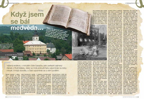 Ukázka z Detektor revue 2/2015