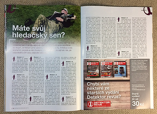 Ukázka z Detektor revue 4/2015