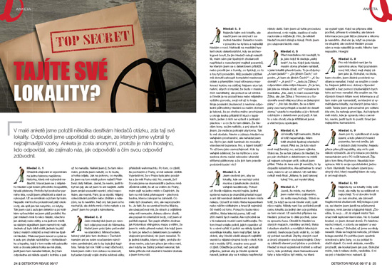 Ukázka z Detektor revue 6/2017