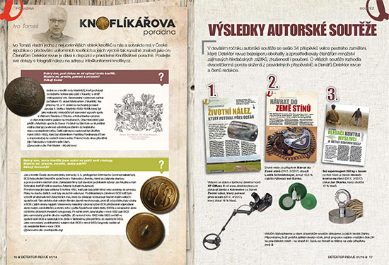 Ukázka z Detektor revue 1/2018