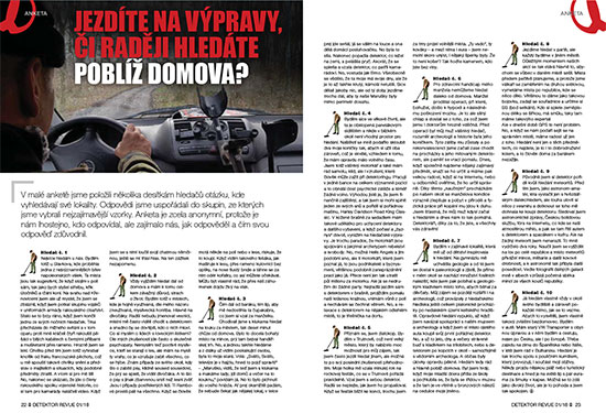 Ukázka z Detektor revue 1/2018