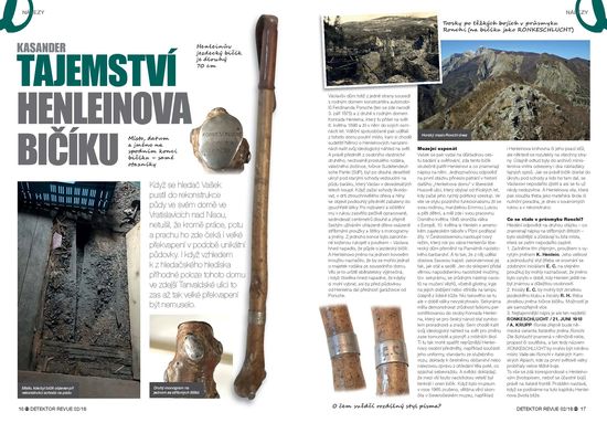 Ukázka z Detektor revue 2/2018