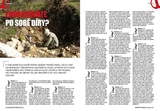 Ukázka z Detektor revue 3/2018