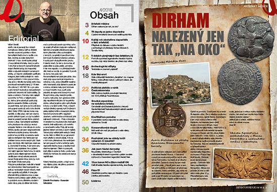 Ukázka z Detektor revue 4/2018