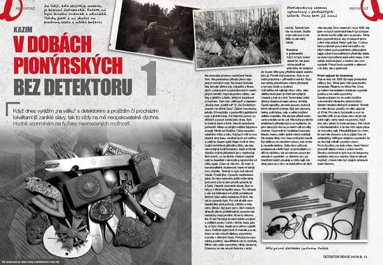 Ukázka z Detektor revue 4/2018